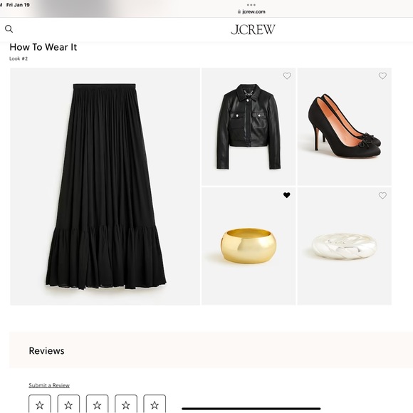 JCREW COLLECTION FULL LENGTH TIERED SKIRT IN CHIFFON SZ 0 NWT - Picture 8 of 10